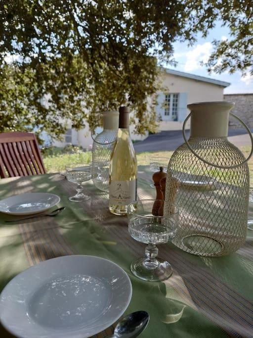 Entre Pierre Et Vigne - Charming Former Winery Farmhouse With Hot Tub & Swimming Pool Monestier  Extérieur photo